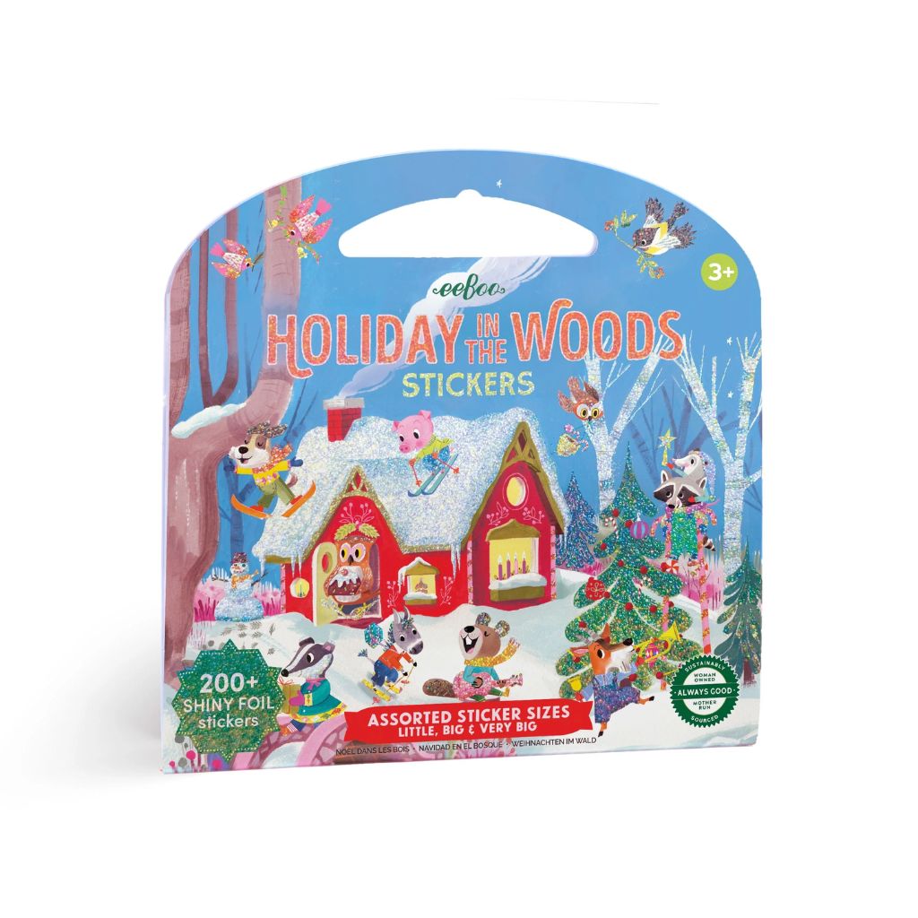 Eeboo Holiday in the Woods Stickers