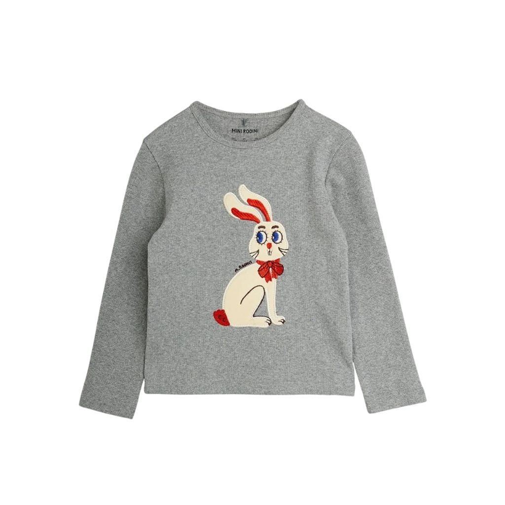 Mini Rodini Rabbit Application Ls Top