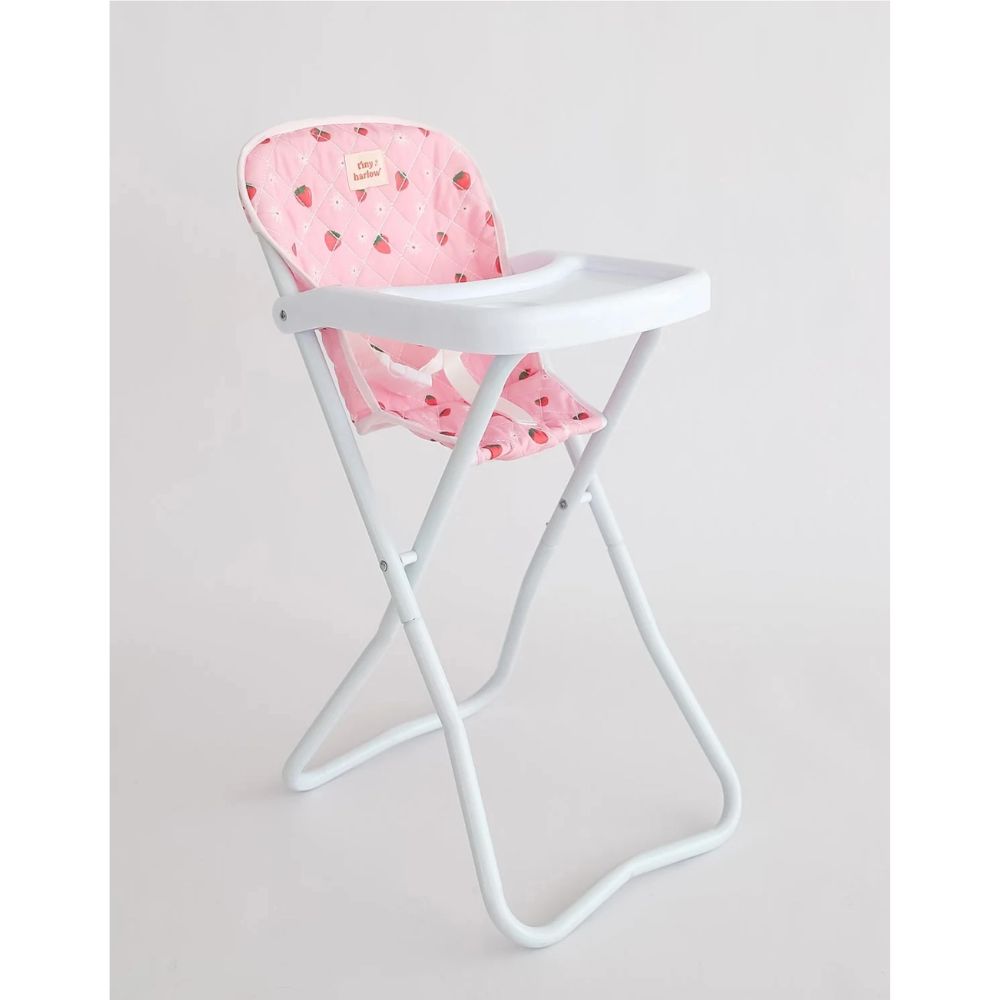 Tiny Harlow Doll High Chair - Strawberry Picnic