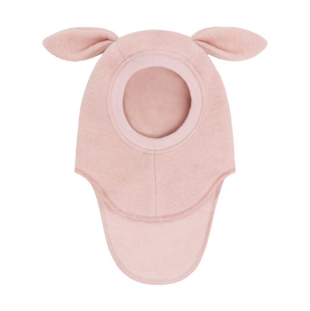 Huttelihut Balaclava Ears Wool Rose Smoke