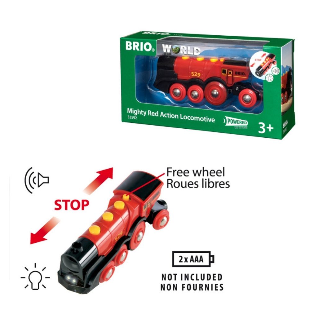 Brio Mighty Red Locomotive