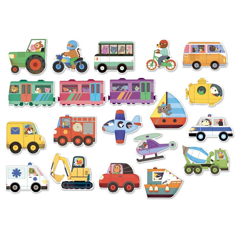 Vilac Magnets - Transportation