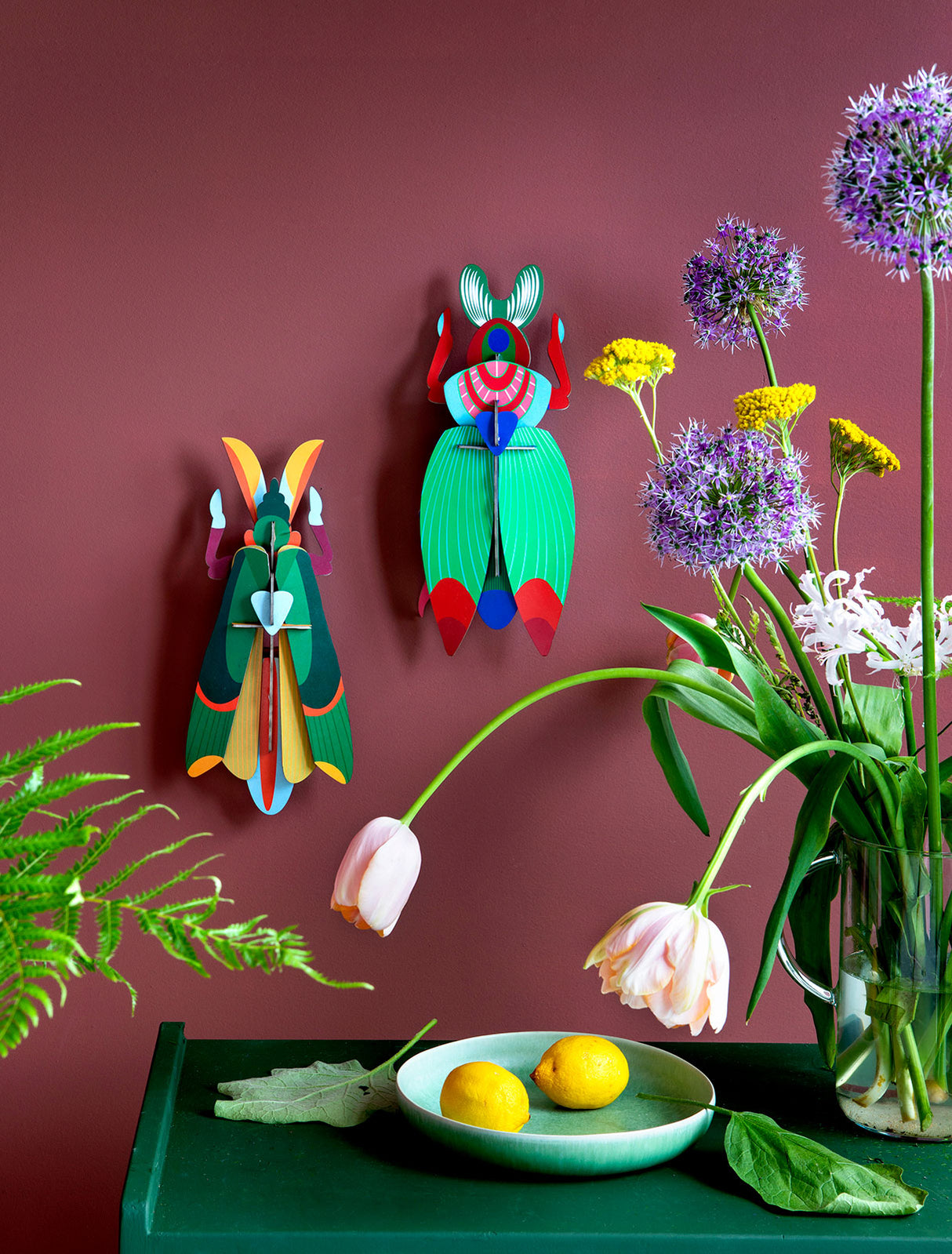 DIY 3D Wall Decoration - Giant Scarab Beetle