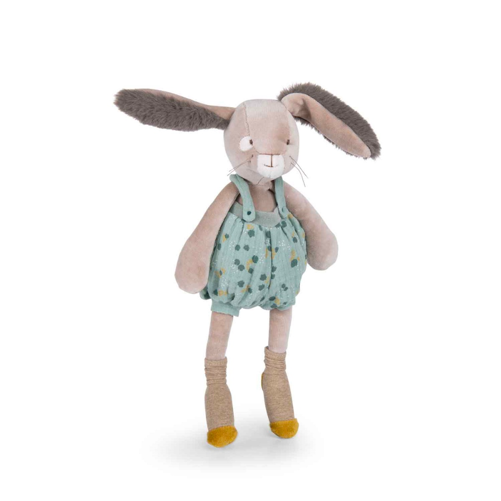 Moulin Roty Trois Petits Lapins- Sage Rabbit Soft Toy