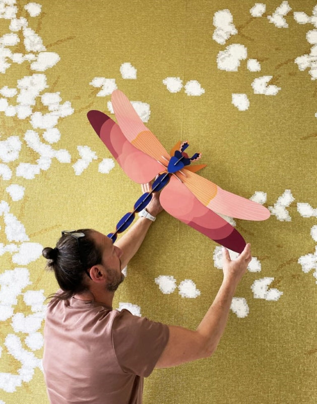 DIY 3D Wall Decoration - Limited Edition Giant Dragonfly