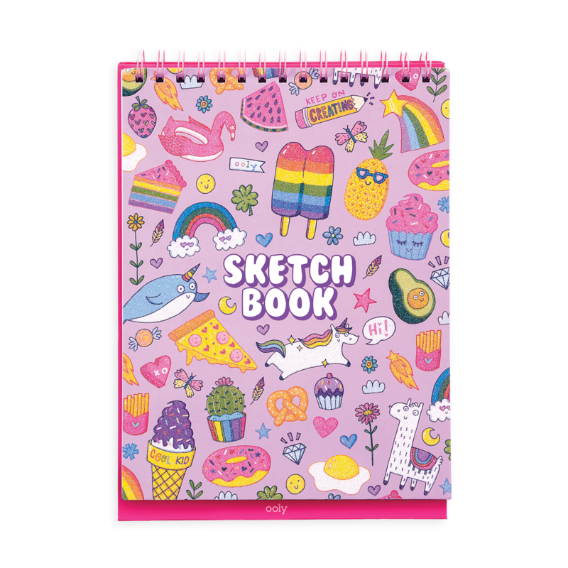 Sketch and Show Standing Sketchbook - Cute Doodle World – Kol Kid