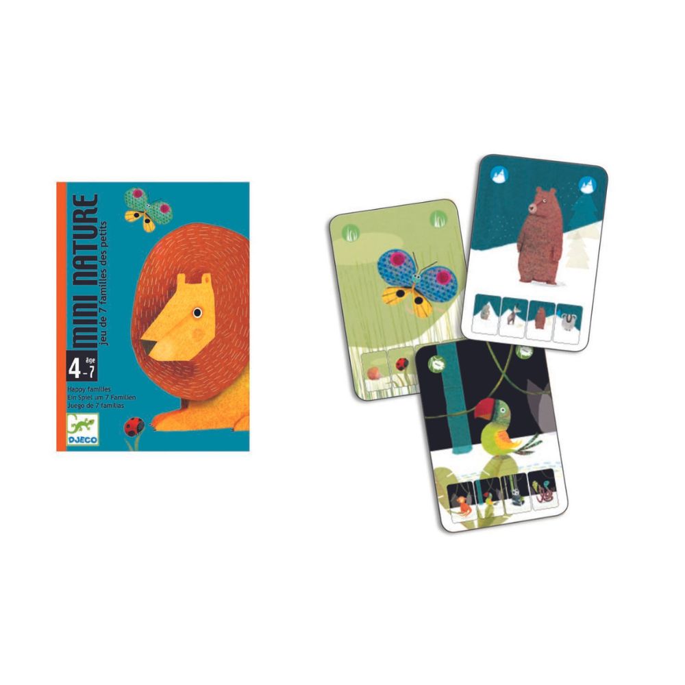 Djeco Card Games- Mini Nature