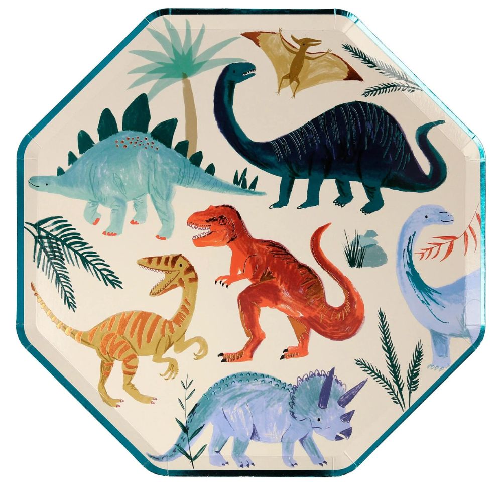 Meri Meri Dinosaur Kingdom Dinner Plates