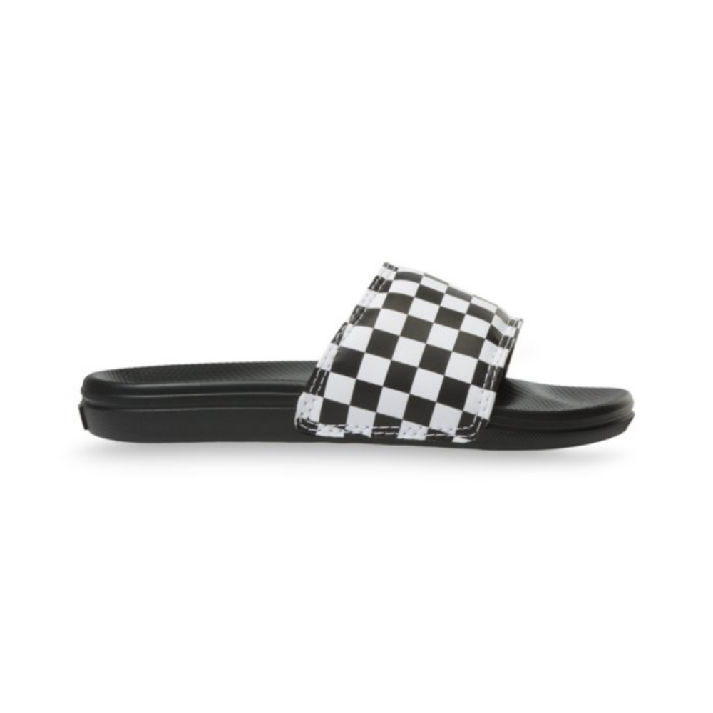 Vans Kids La Costa Slide-On Black / White Checkerboard