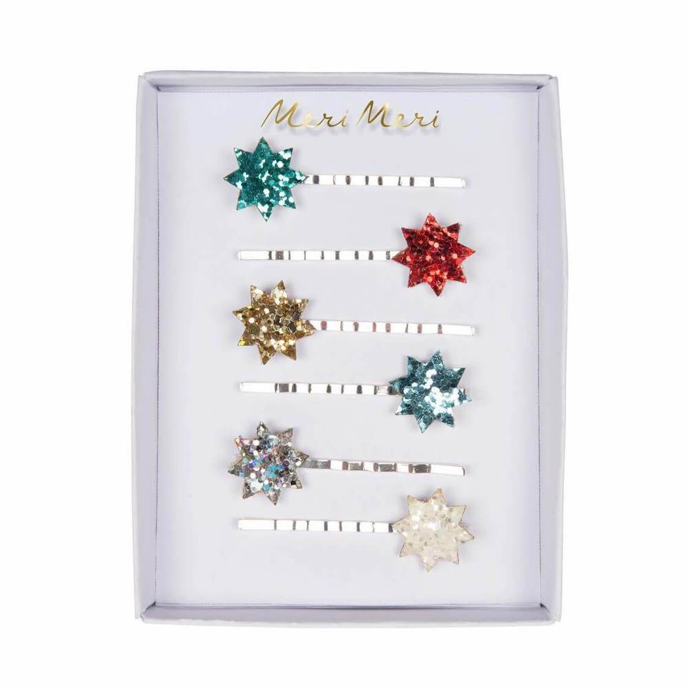 Meri Meri Glitter Star Hair Slides