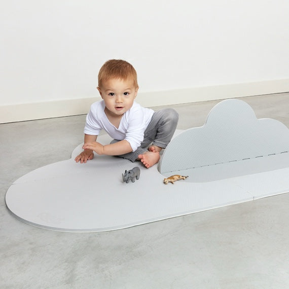 Quut Head In The Clouds Playmat - Pearl Grey Small