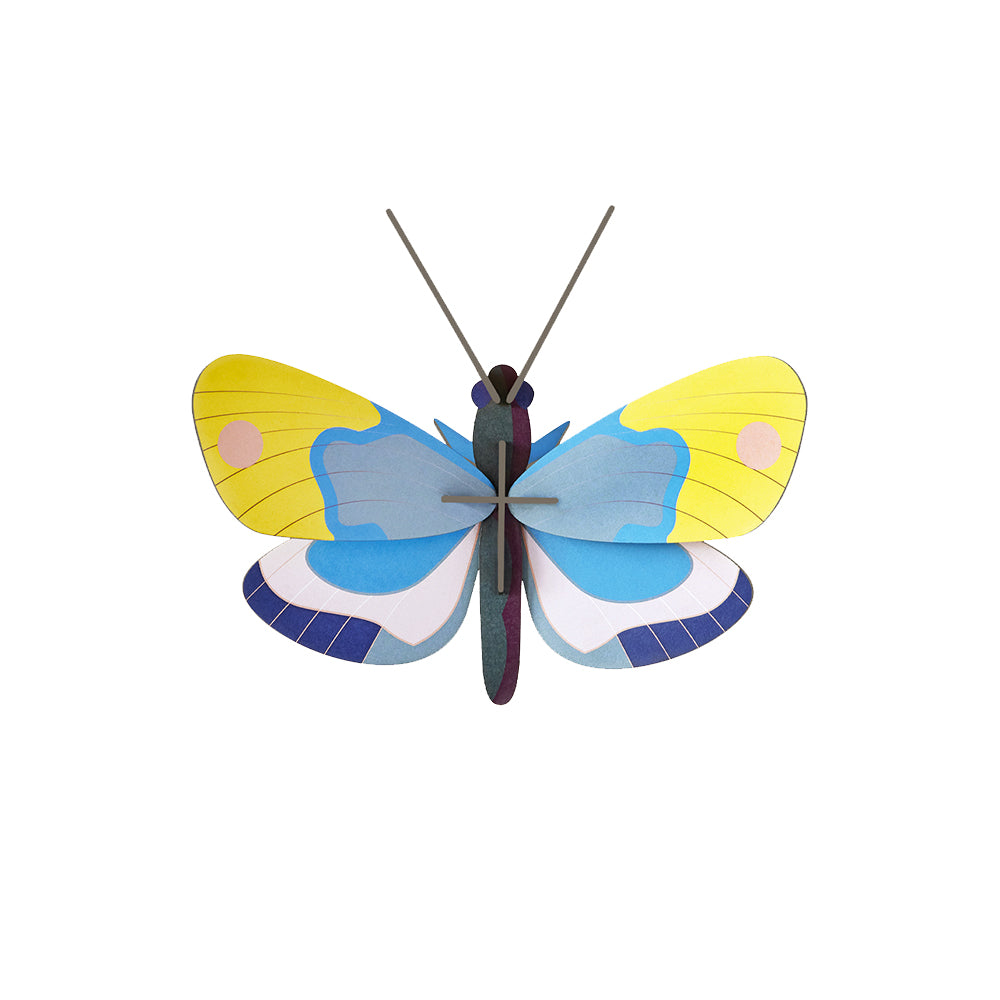 DIY 3D Wall Decoration - Yellow Monarch Butterfly, small