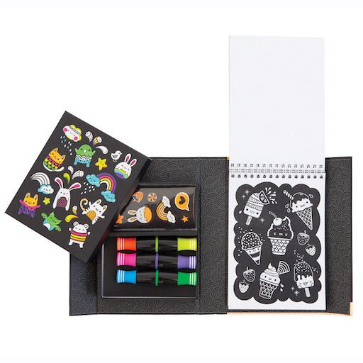 Neon Colouring Set - Glow Friends