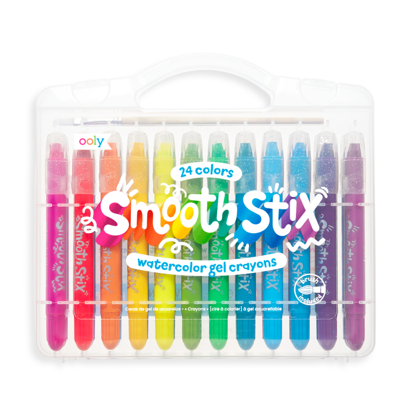 Smooth Stix Watercolour Gel Crayons, 24 PC set