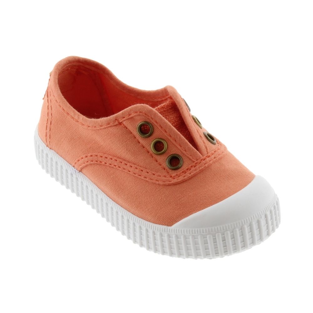 1915 English Washed Canvas Shoe No Laces Pomelo
