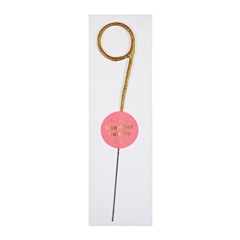 Gold Sparkler Candle - 9