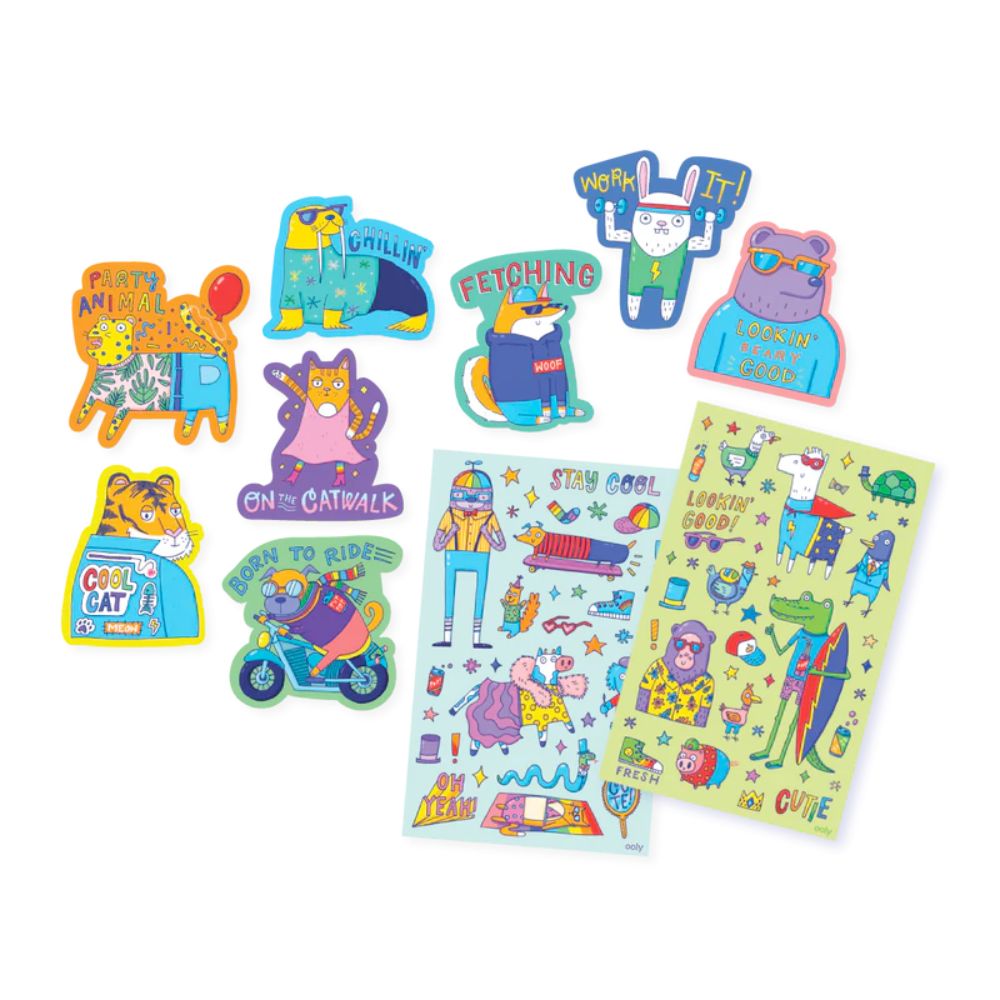 Scented Scratch Stickers- Dressed To Impress, Cola Scented