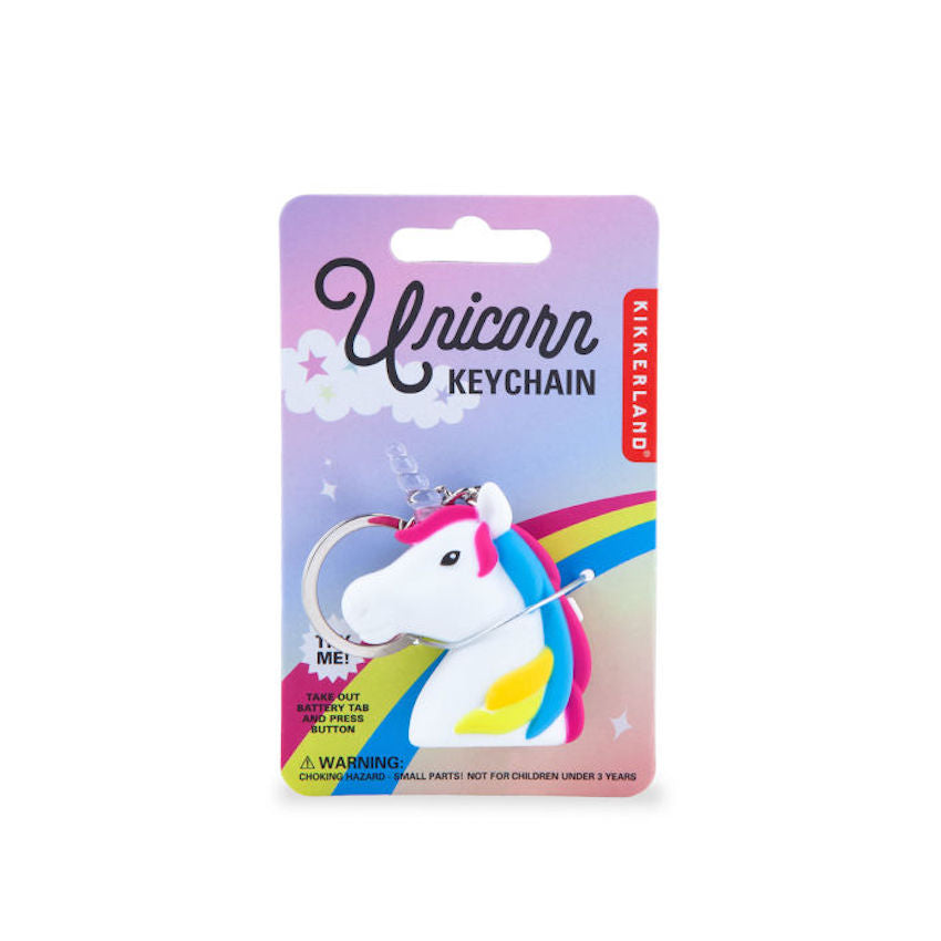 Kikkerland Unicorn LED Keychain