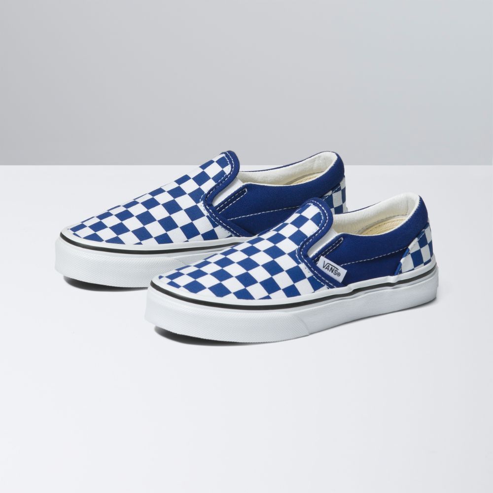 Vans Kids Classic Slip-On Theory Checkerboard