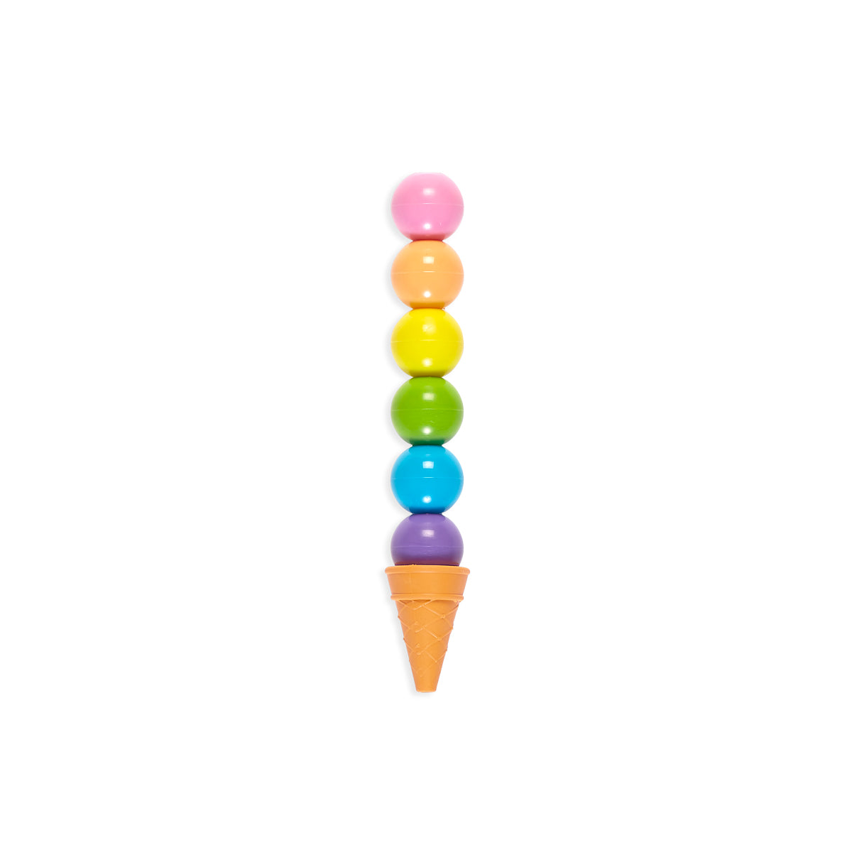 Rainbow Scoops Stacking Eraseable Crayons and Scented Eraser