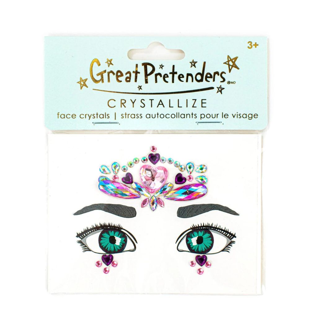 Face Crystals Hearts