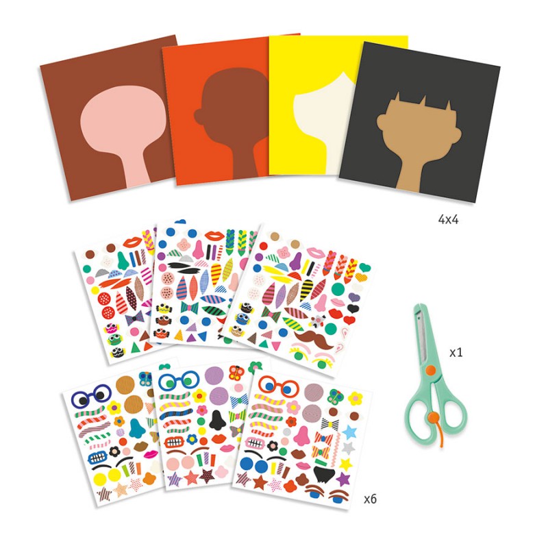 Djeco Arts & Crafts - Stickers Hairdresser