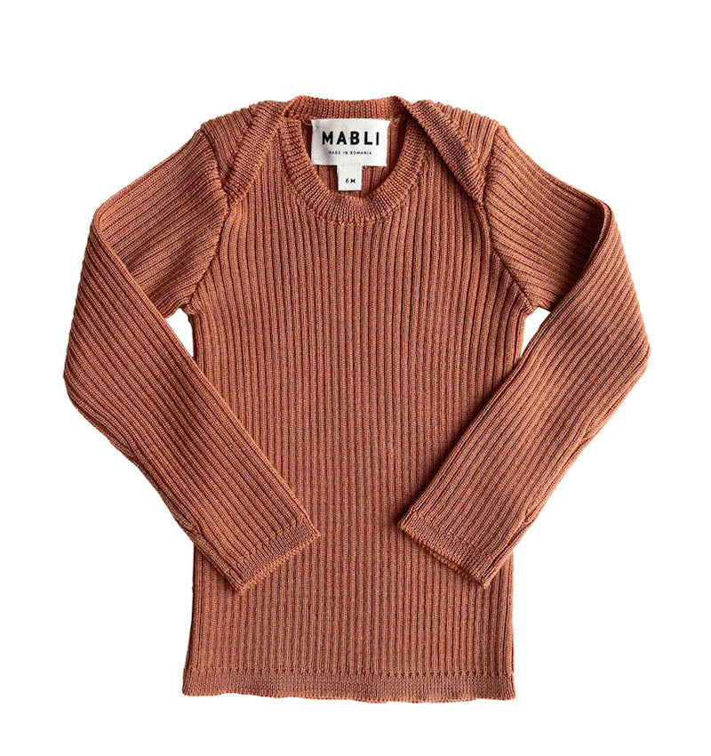 Mabli Sylfaen Skinny Rib Rosewood