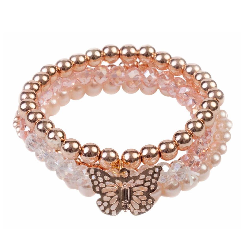 Blush Crush Bracelet Set, 4pcs