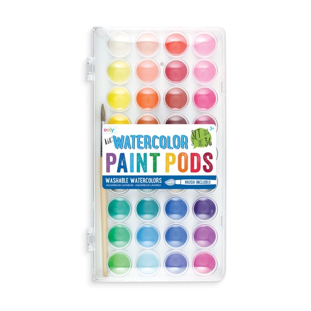 Lil' Watercolour Paint Pods and Brush