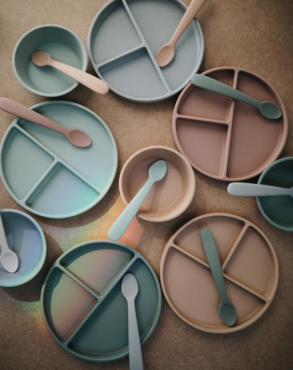 Mushie Silicone Suction Bowl - Natural