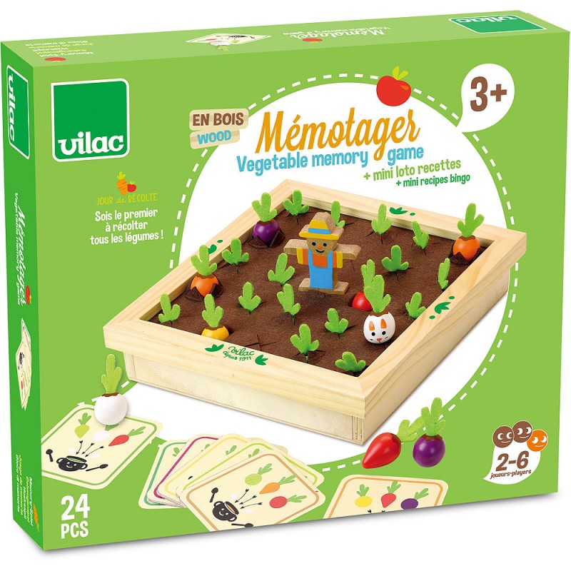 Vilac Vegetable Garden Memory Game