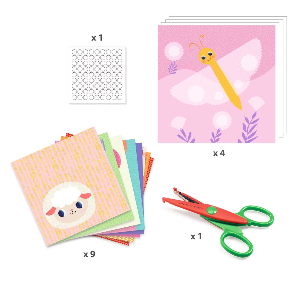 Djeco Collages Crinkle Cutting
