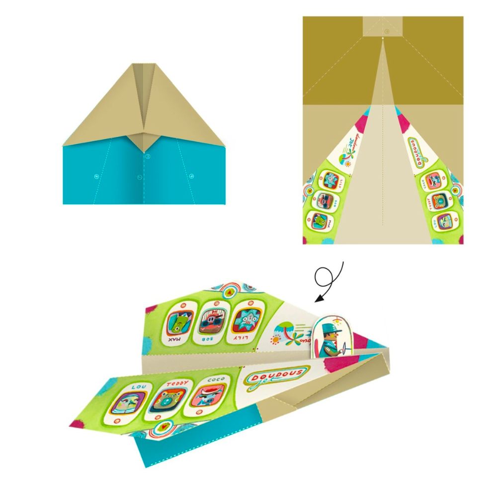 Djeco Arts & Crafts - Origami Planes