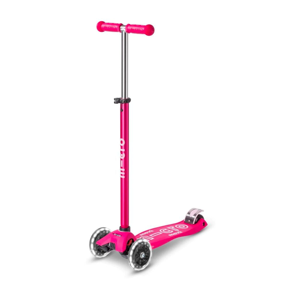 Maxi MICRO Deluxe LED Kickboard - Pink