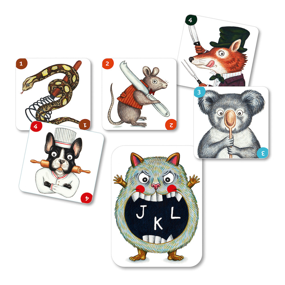 Djeco Card Game ABC Miam