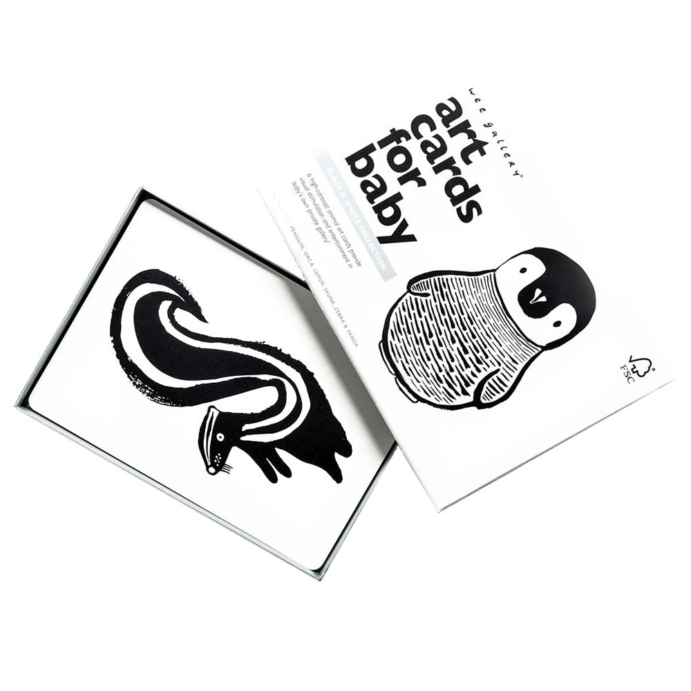 Wee Gallery Art Cards for Baby - Black and White Art Cards