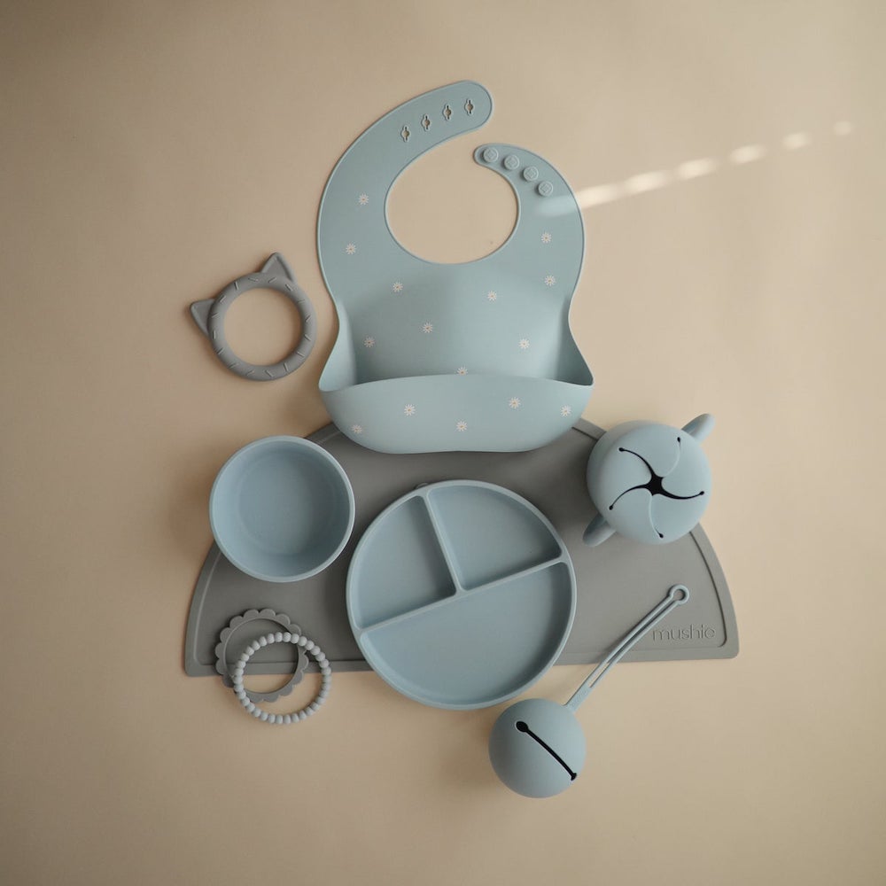 Mushie Cat Teether - Stone