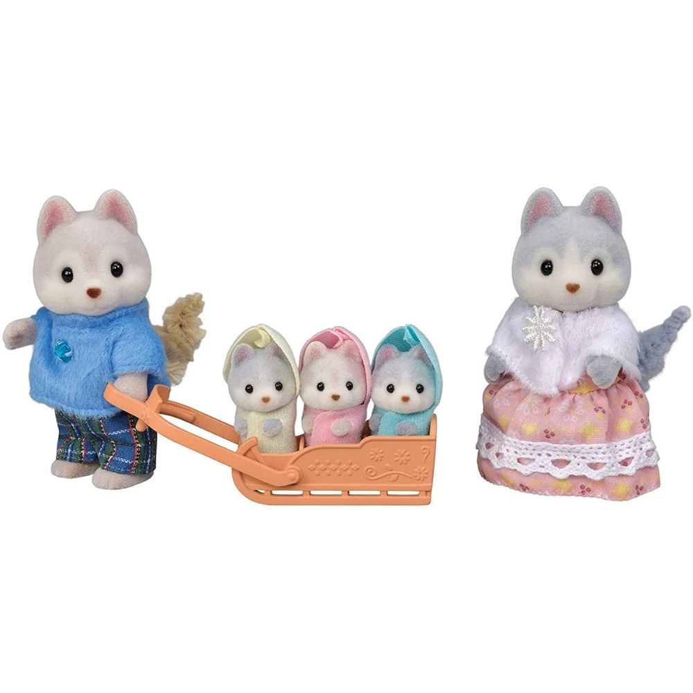Calico Critters Husky Family R
