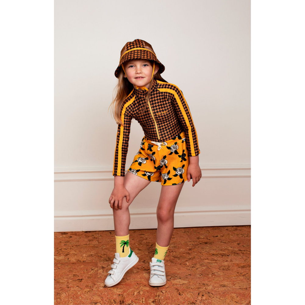 Mini Rodini Houndstooth UV LS Swimsuit