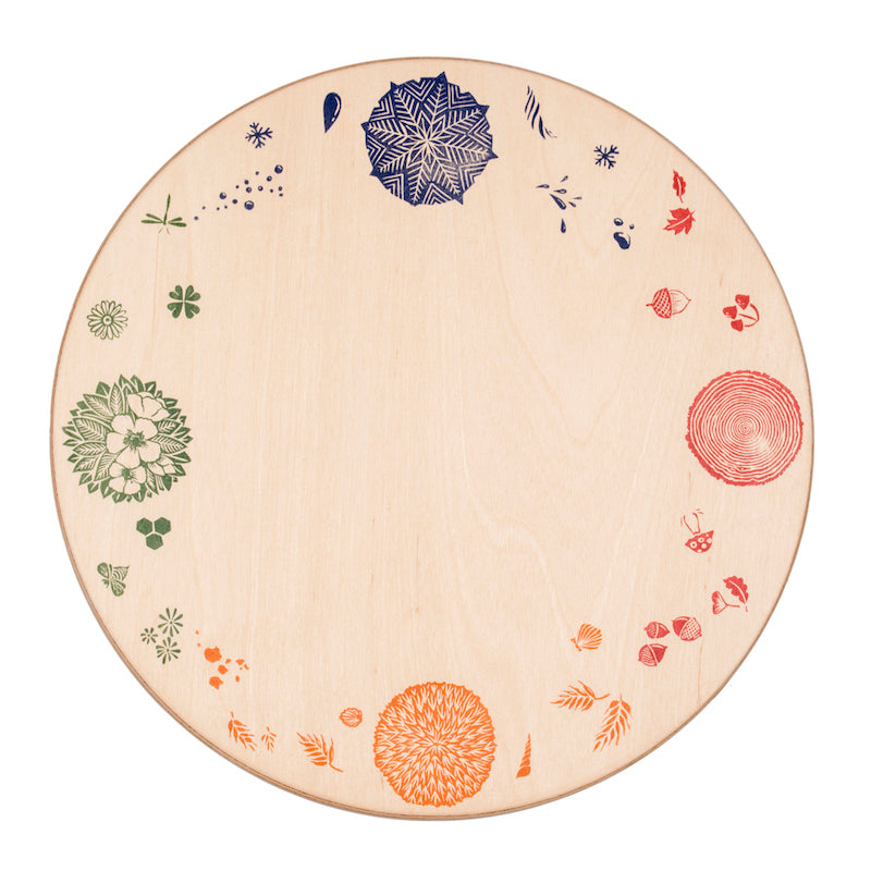 Grapat Wood Platform 4 Seasons 4 Elements
