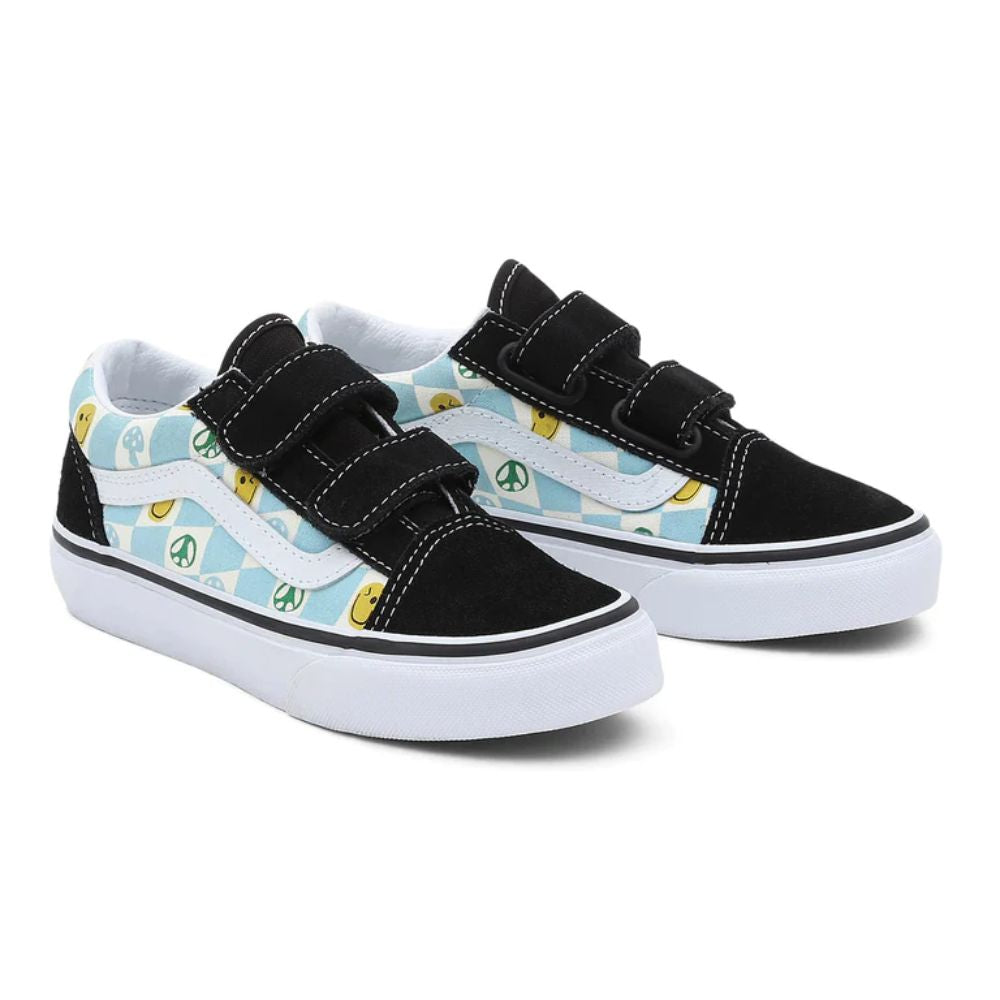 Vans Kids Old Skool V Melted Check Black / Multi
