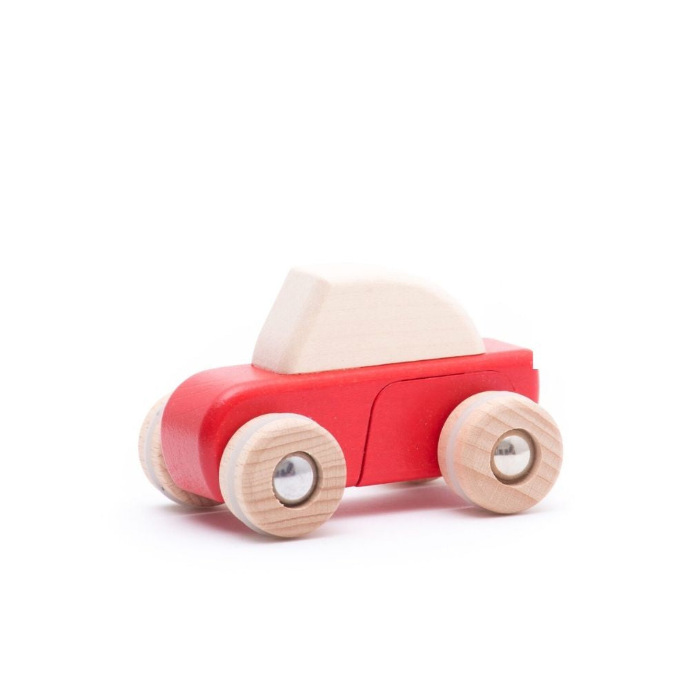 Bajo Pull Back Car- Red