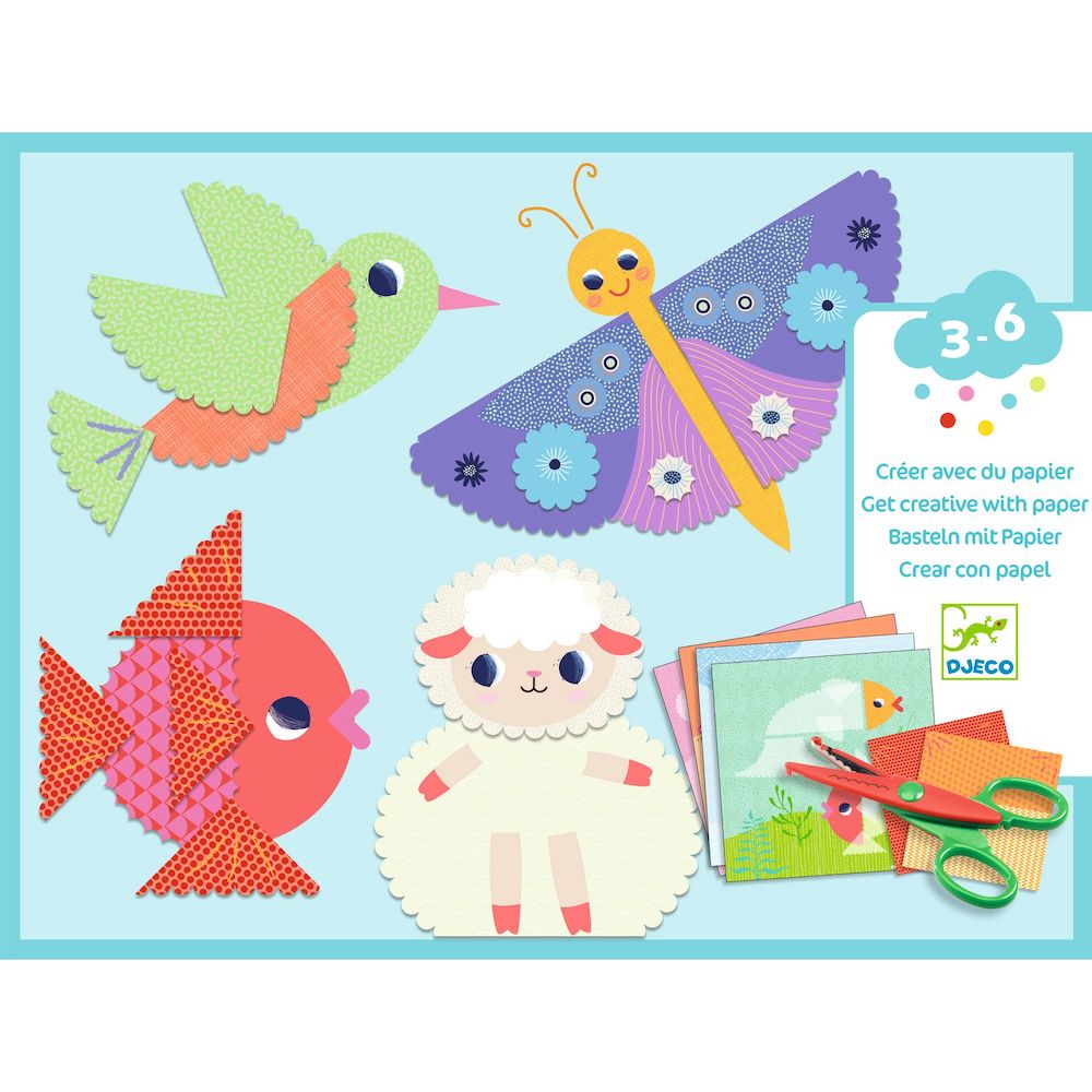 Djeco Collages Crinkle Cutting