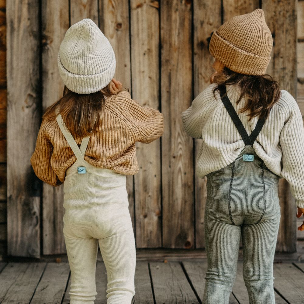 Silly Silas Wooly Warmy Footless Tights Cream Blend
