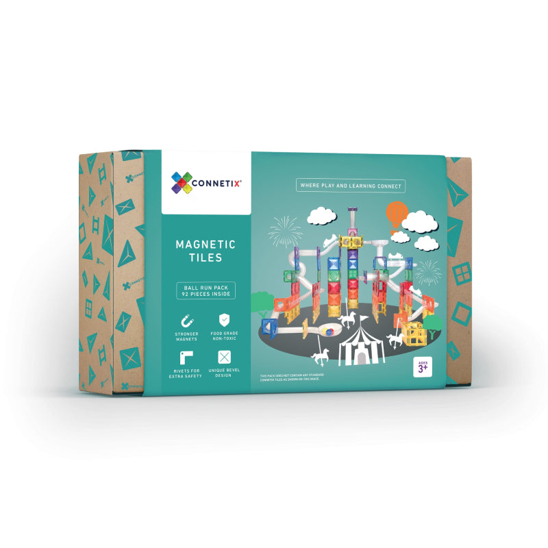 Connetix Ball Run Pack - 92 Pieces