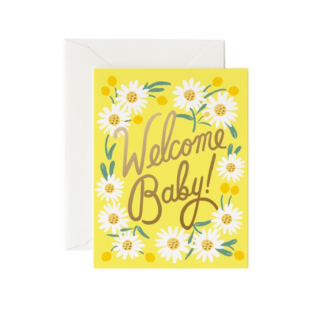 Daisy Baby Card