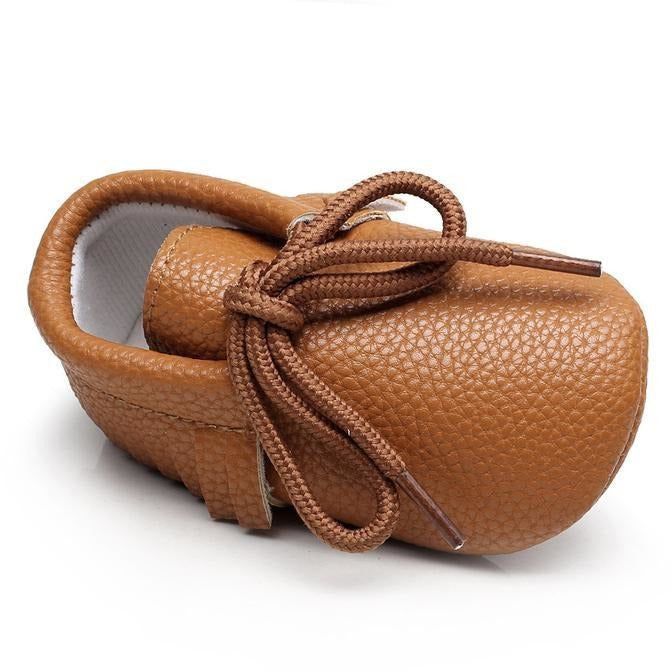 BabyMocs Little Camper Brown