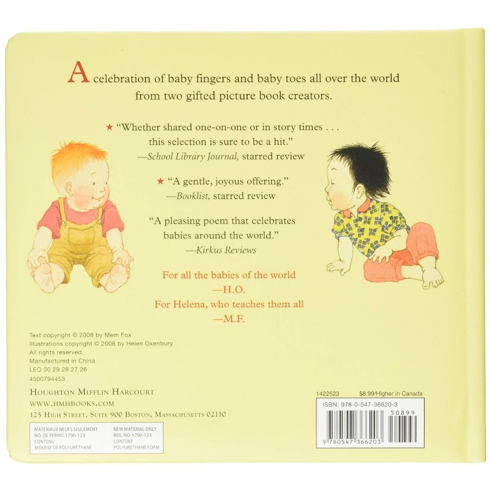 Ten Little Fingers and Ten Little Toes Padded Board Book