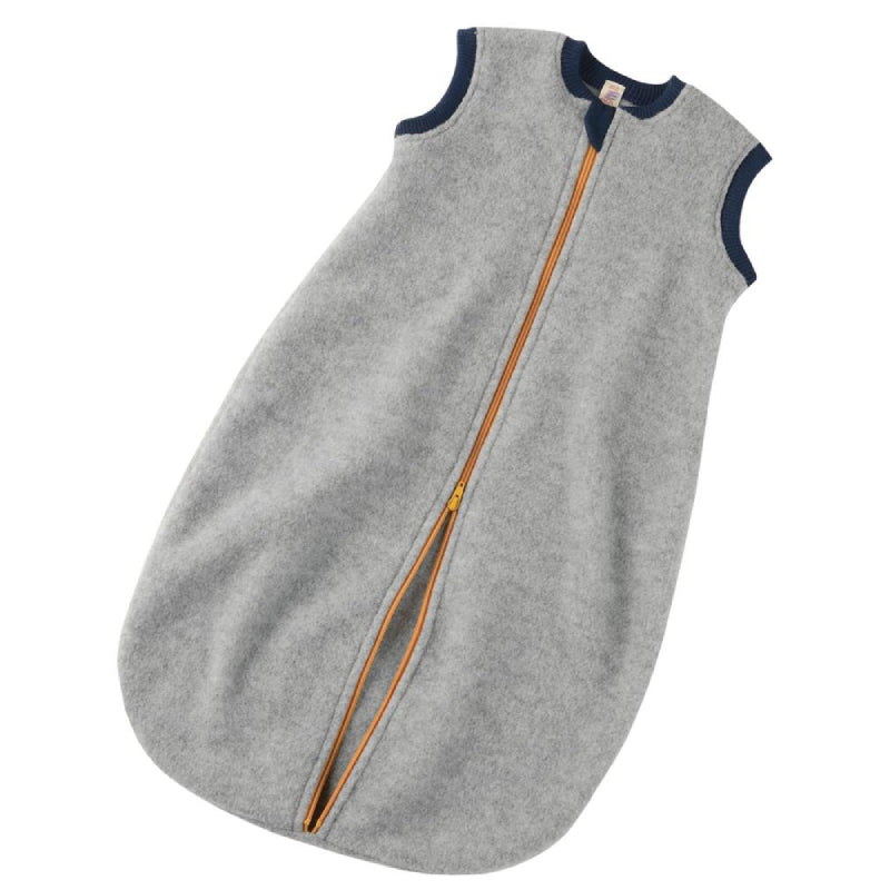 Engel Fleece Sleeping Bag With Zipper Light Grey