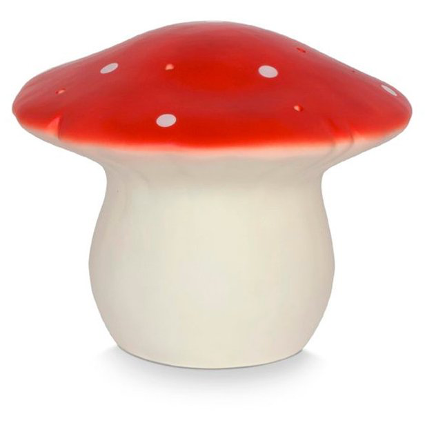 Mushroom LED Lamp Medium - Red